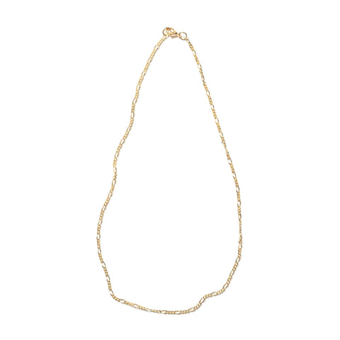 MAPLE FIGARO CHAIN 14K GOLD FILLED