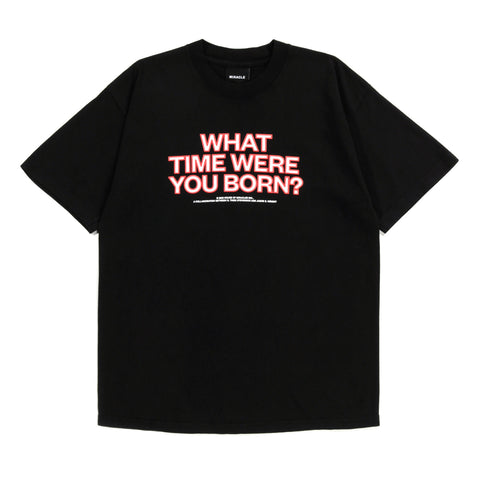 HOUSE OF MIRACLES WHAT TIME? T-SHIRT BLACK