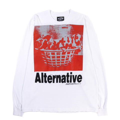 MIRACLE SELTZER ALTERNATIVE EARTH LS TEE WHITE