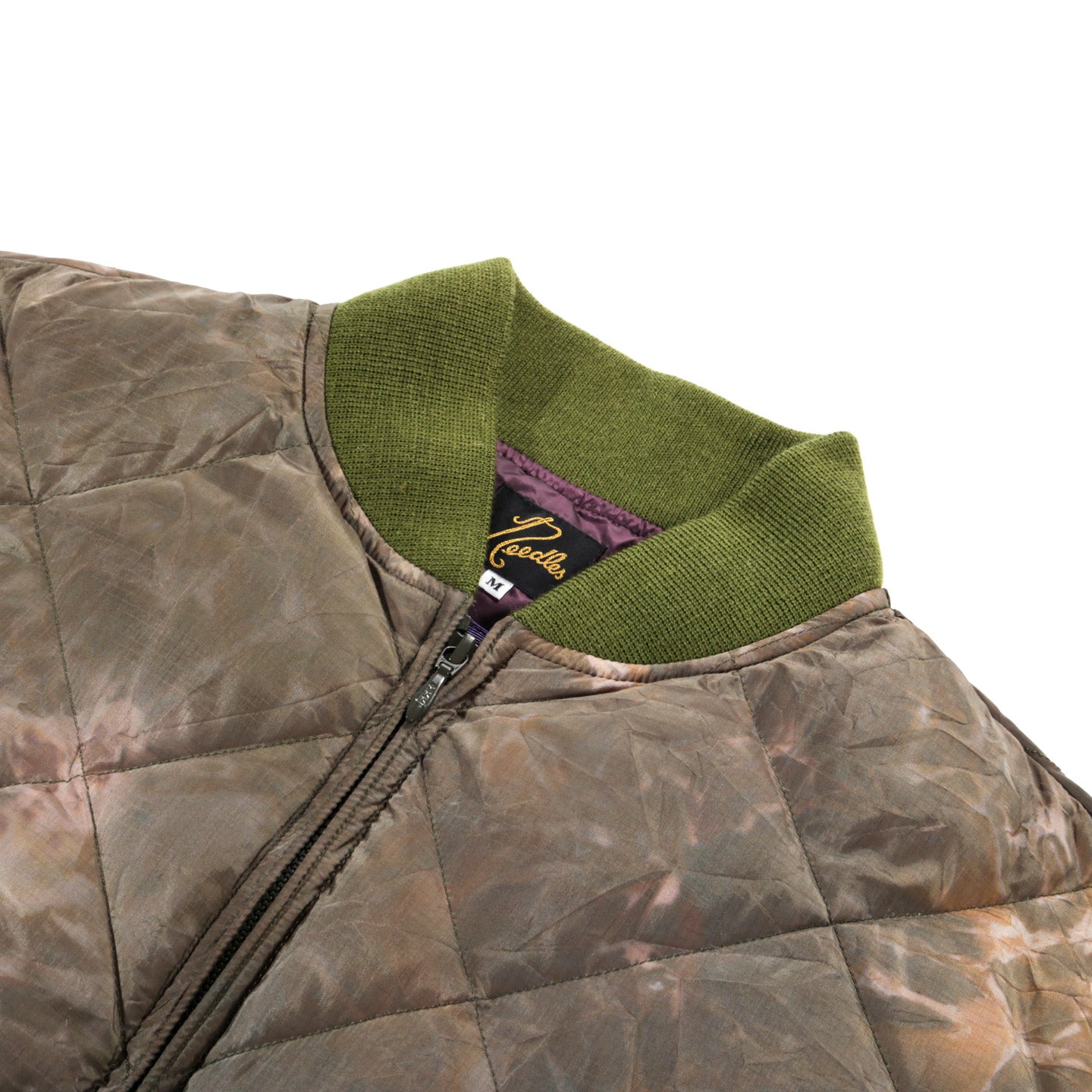 NEEDLES R.C. SUR COAT UNEVEN DYE OLIVE