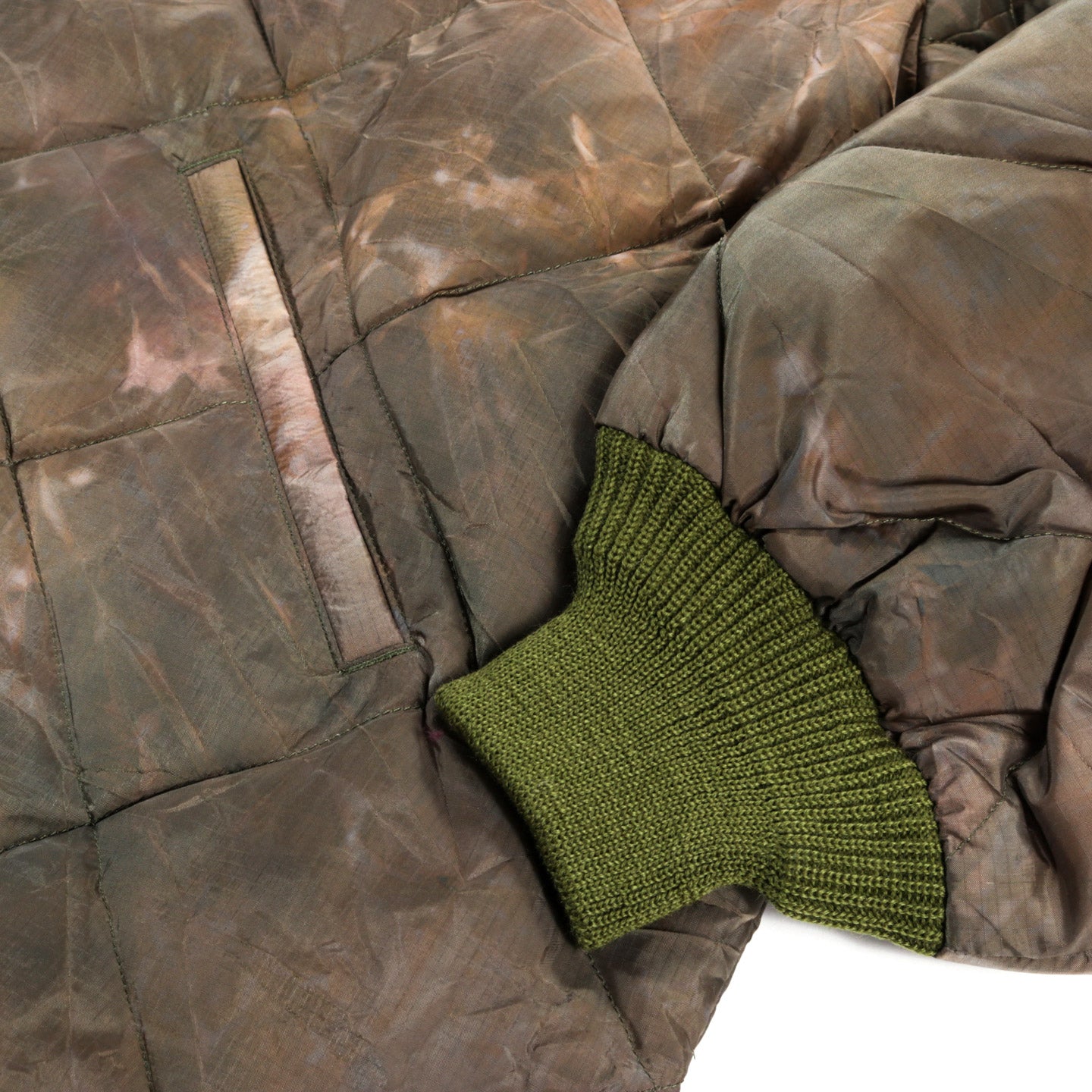 NEEDLES R.C. SUR COAT UNEVEN DYE OLIVE