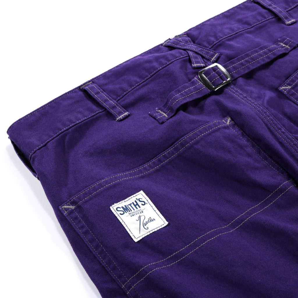 NEEDLES X SMITH'S PAINTER PANT COTTON TWILL PURPLE | TODAY CLOTHING