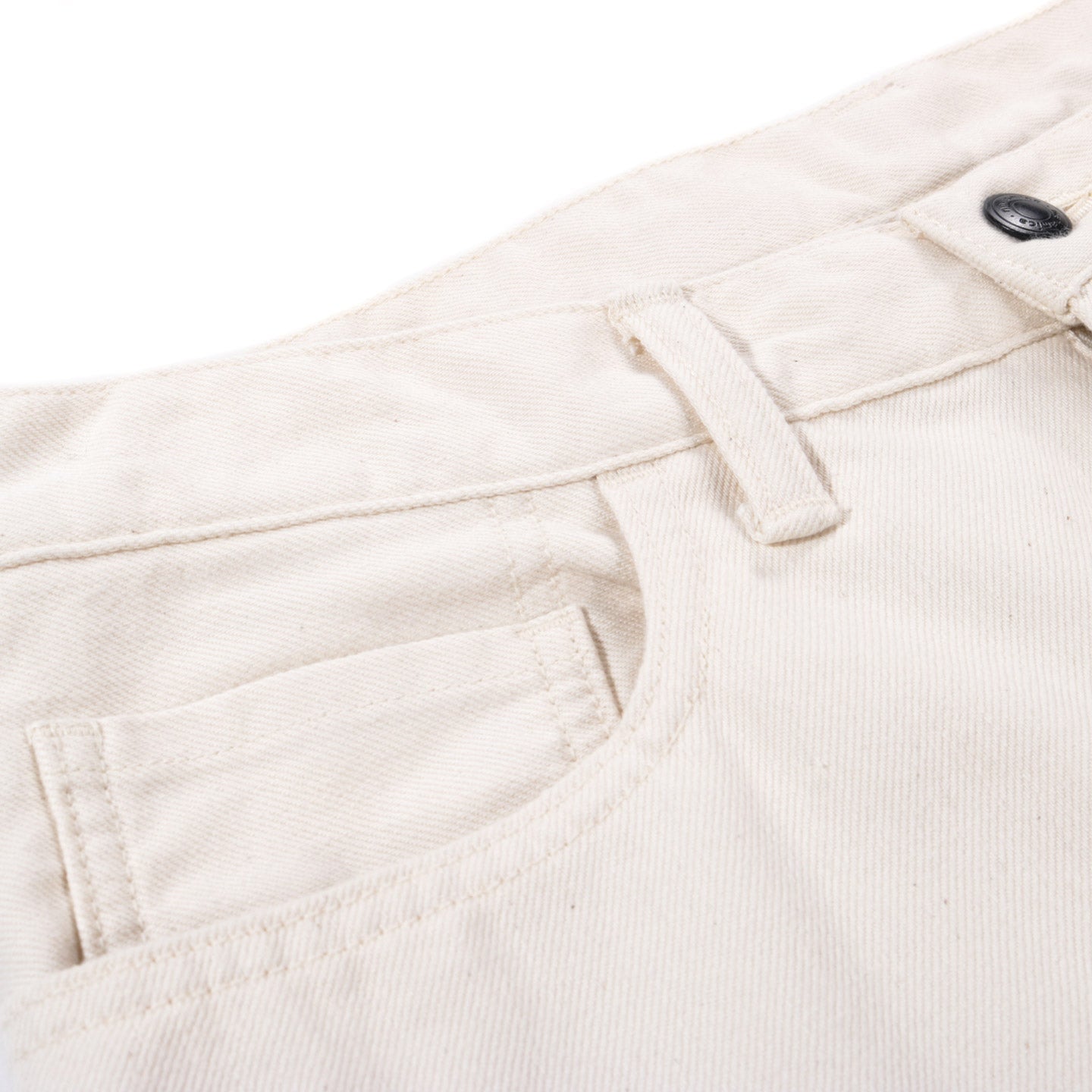 NANAMICA 5 POCKET STRAIGHT DENIM PANTS NATURAL