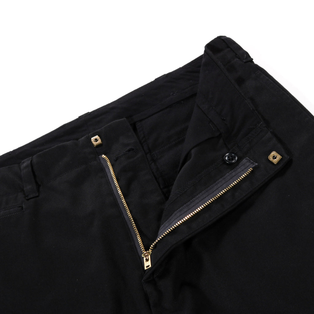 NANAMICA STRAIGHT CHINO PANTS BLACK | TODAY CLOTHING
