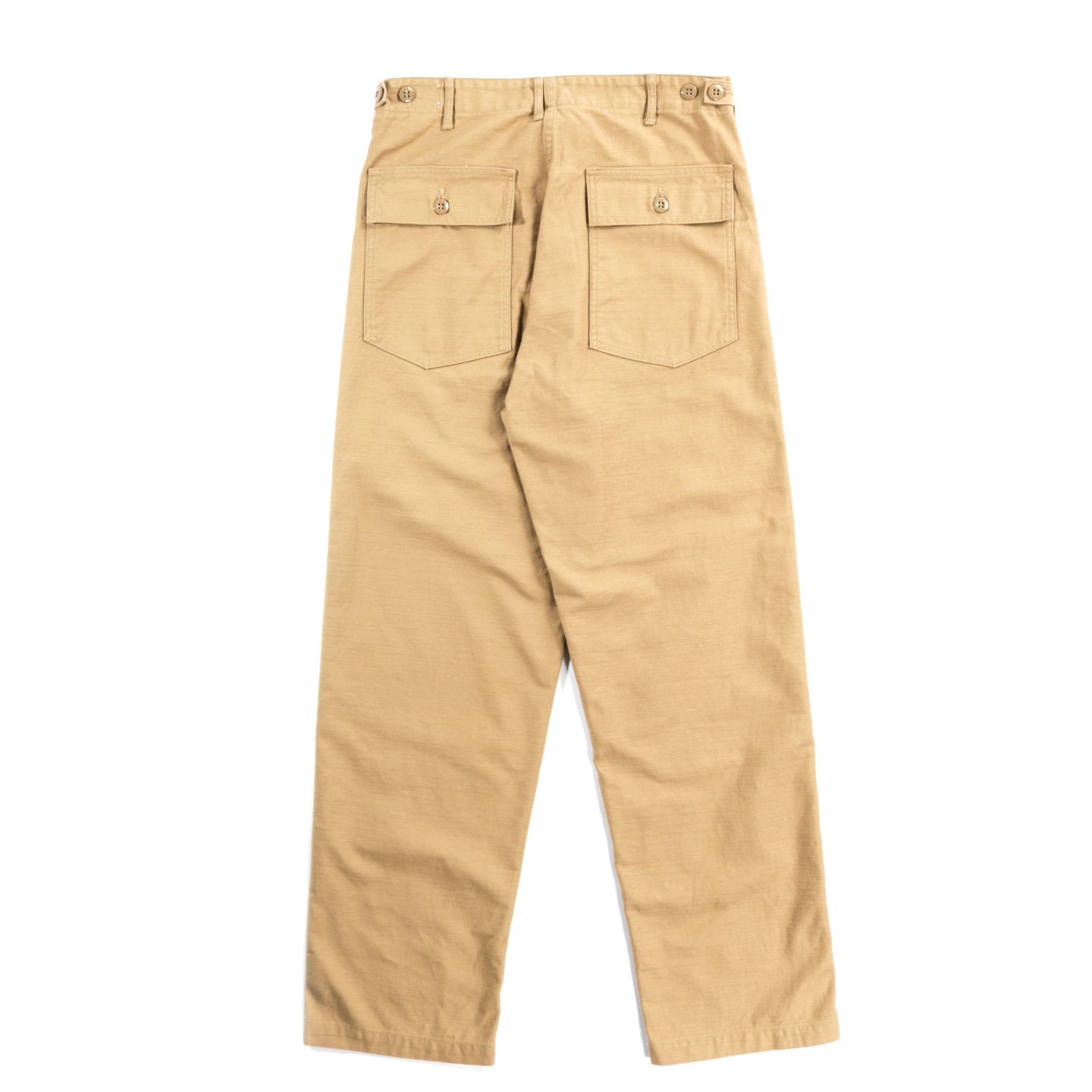 ORSLOW US ARMY FATIGUE PANTS KHAKI REVERSE SATEEN