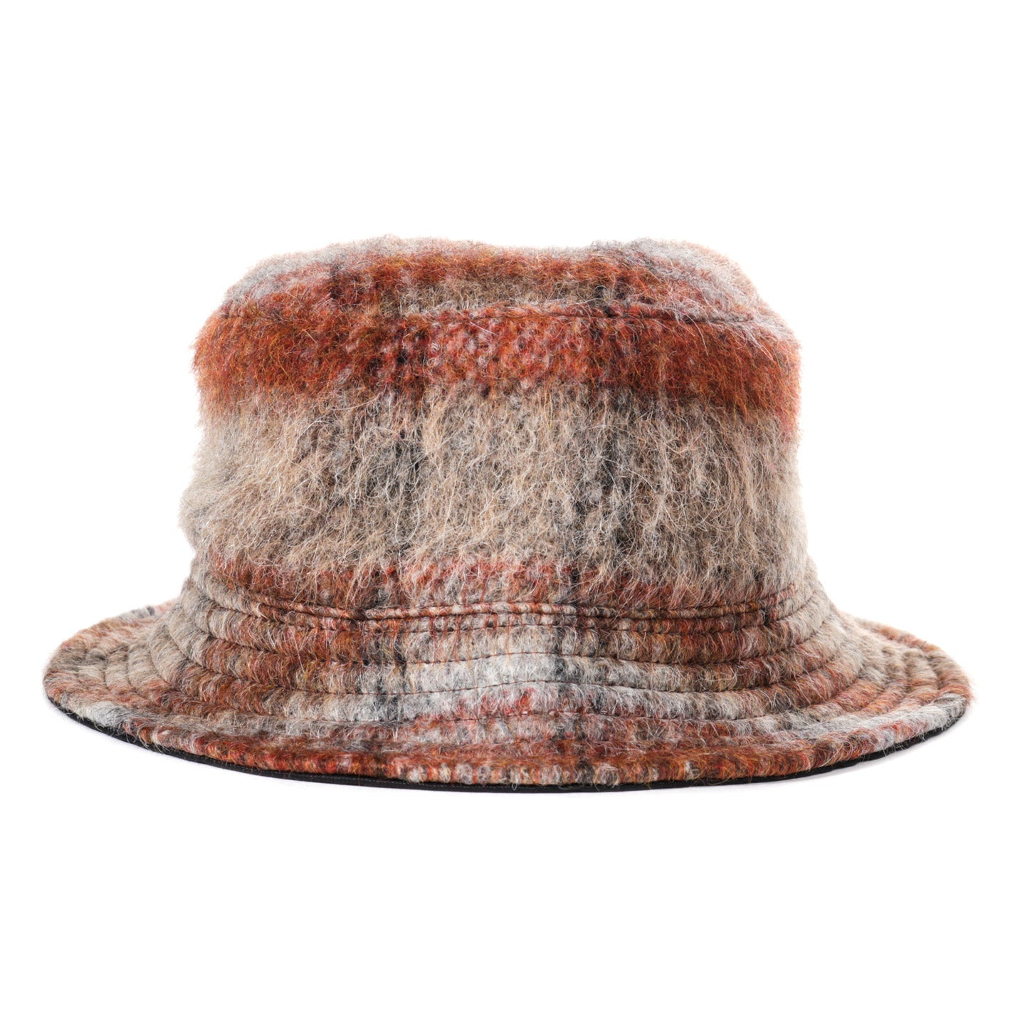 OUR LEGACY BUCKET HAT AMENT CHECK MOHAIR