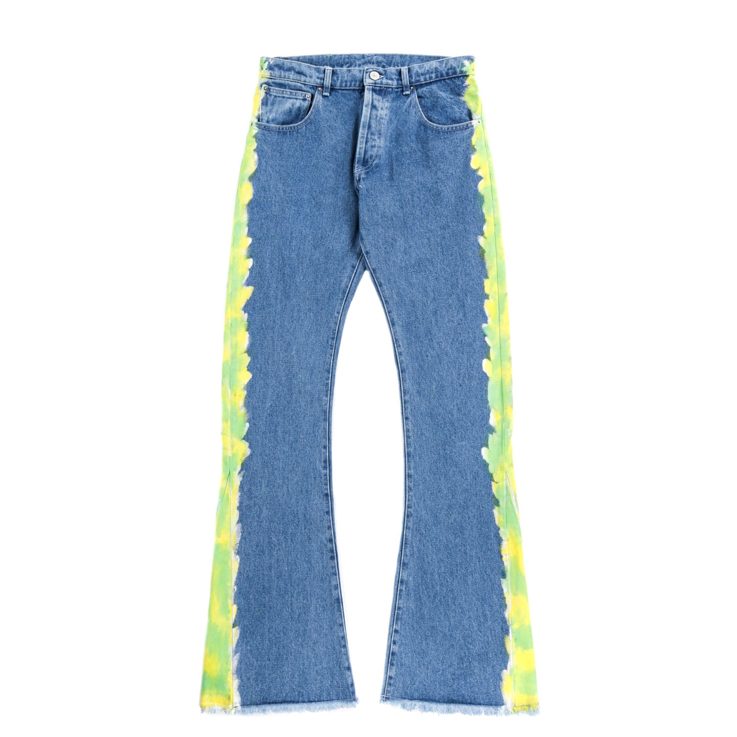 Tie-Dye Workwear Wide Leg Jeans