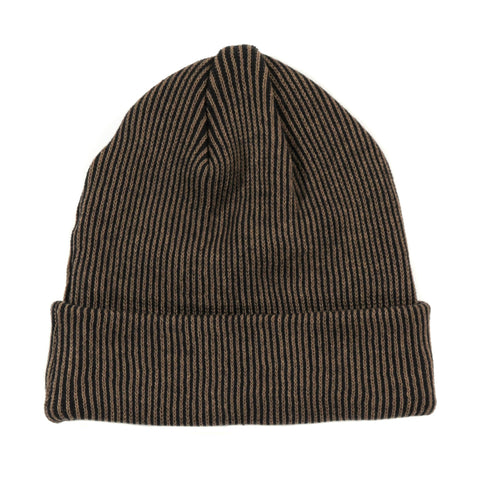 ROTOTO SUPER SOFT 2WAY BEANIE KHAKI / BLACK