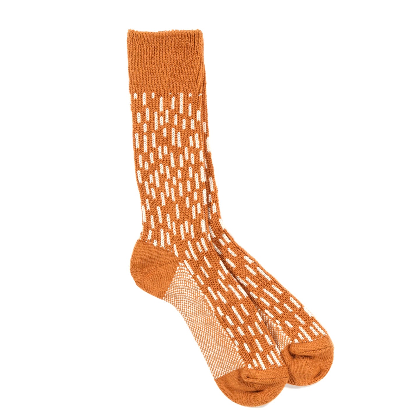 ROTOTO RAIN DROP SOCKS D.YELLOW / IVORY