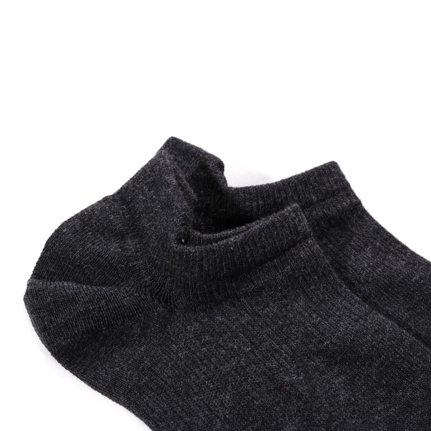 ROTOTO ORGANIC COTTON SNEAKER SOCKS CHARCOAL