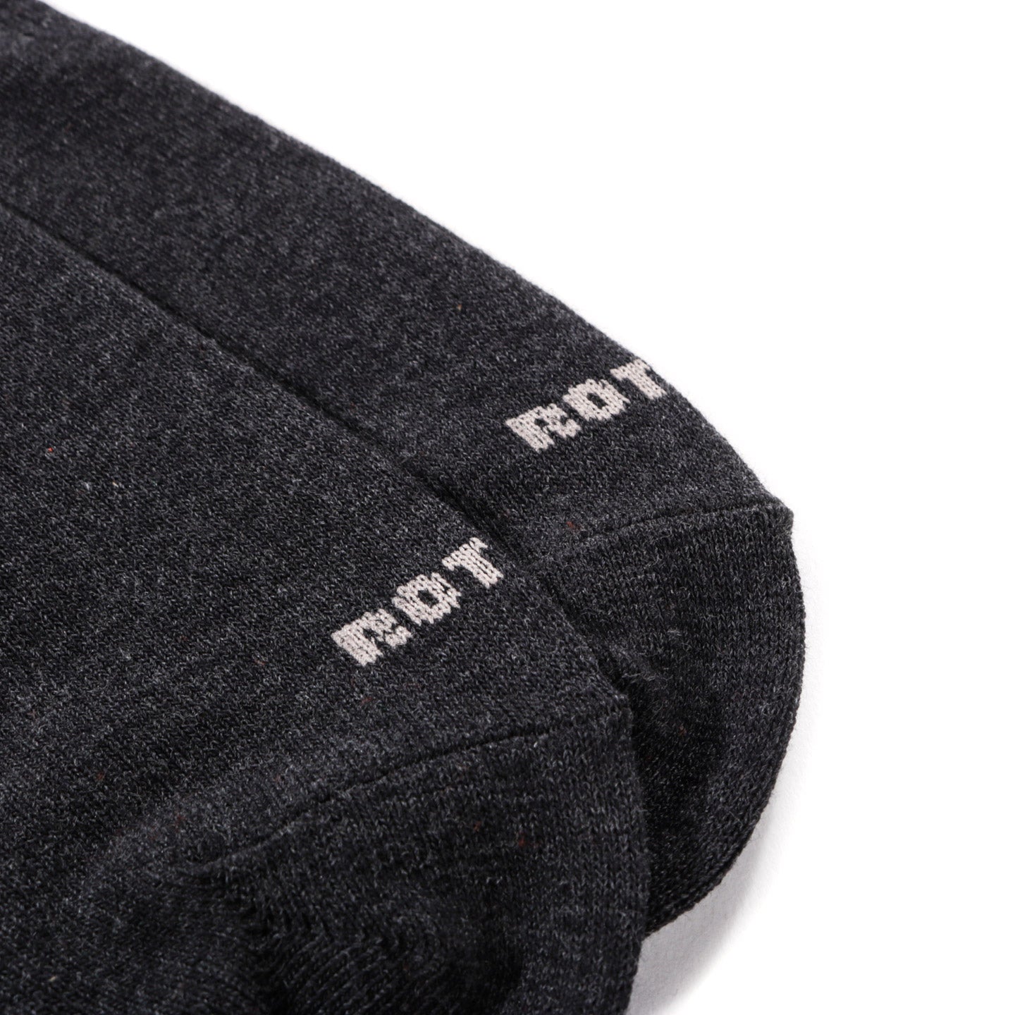 ROTOTO ORGANIC COTTON SNEAKER SOCKS CHARCOAL