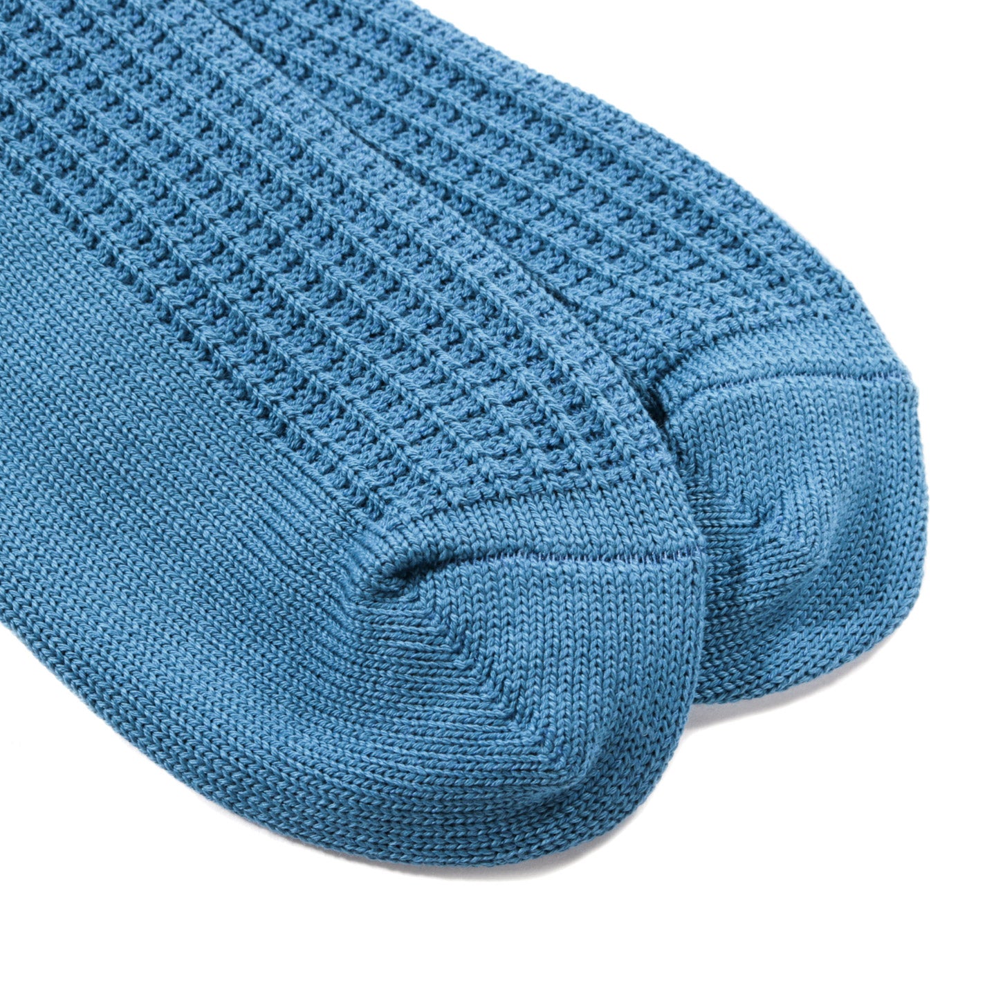 ROTOTO COTTON WAFFLE SOCKS LT.BLUE
