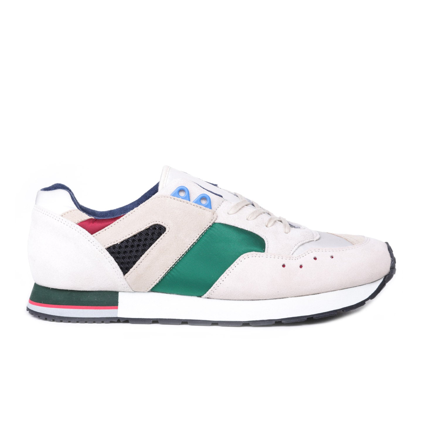 REPRODUCTION OF FOUND FRENCH MILITARY TRAINER GREEN / OFF WHITE