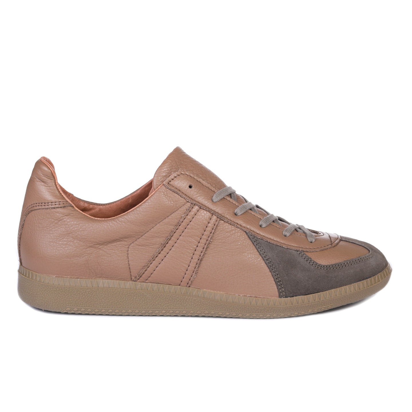 German Military Trainer (Skate Sole) - Beige Suede