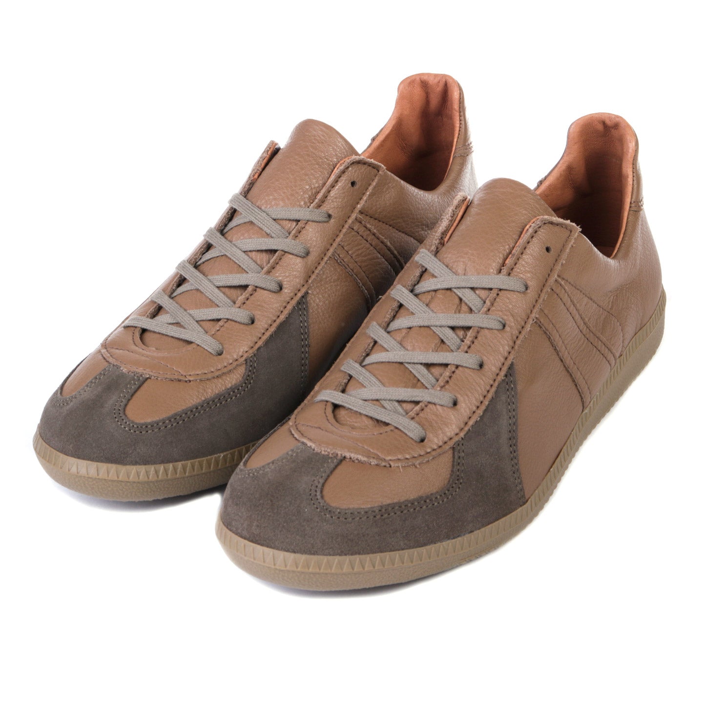 German Military Trainer (Skate Sole) - Beige Suede