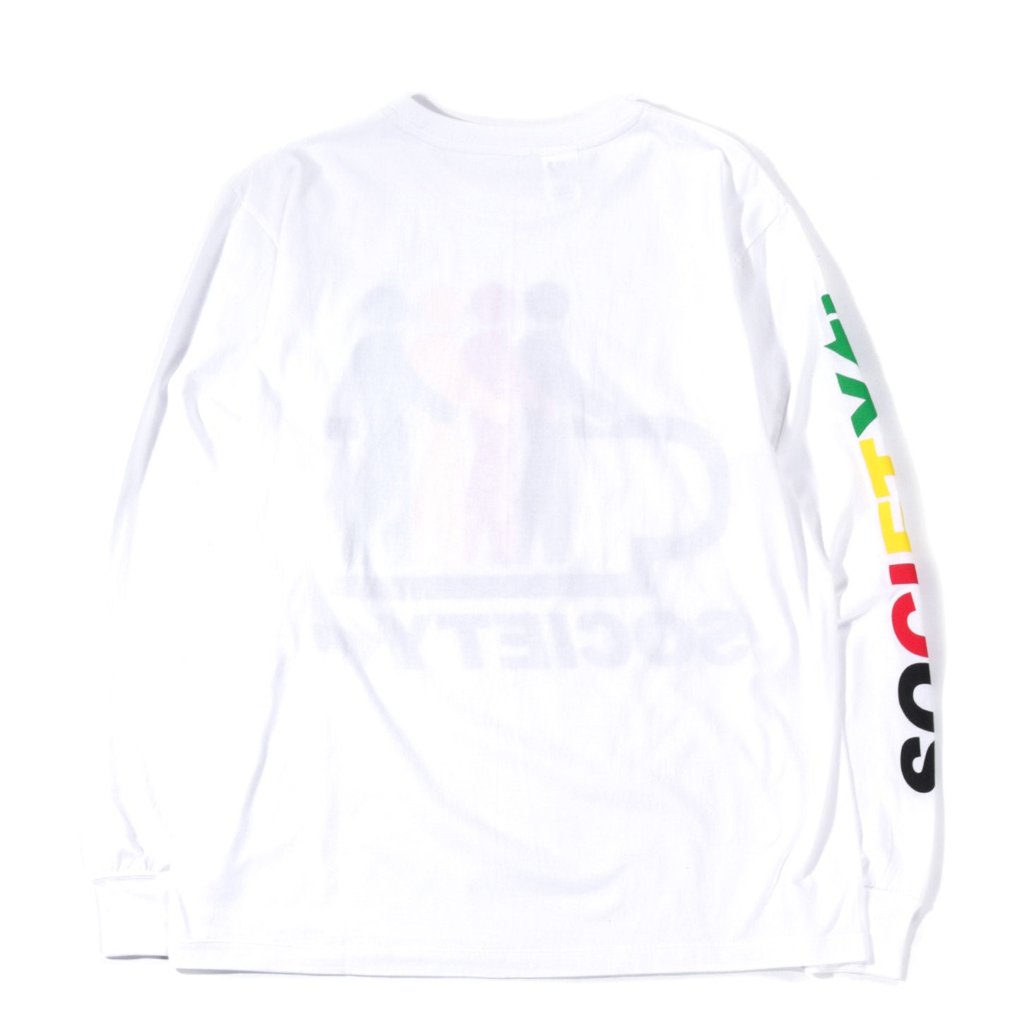SOCIETY MOVING WALK LS TEE WHITE