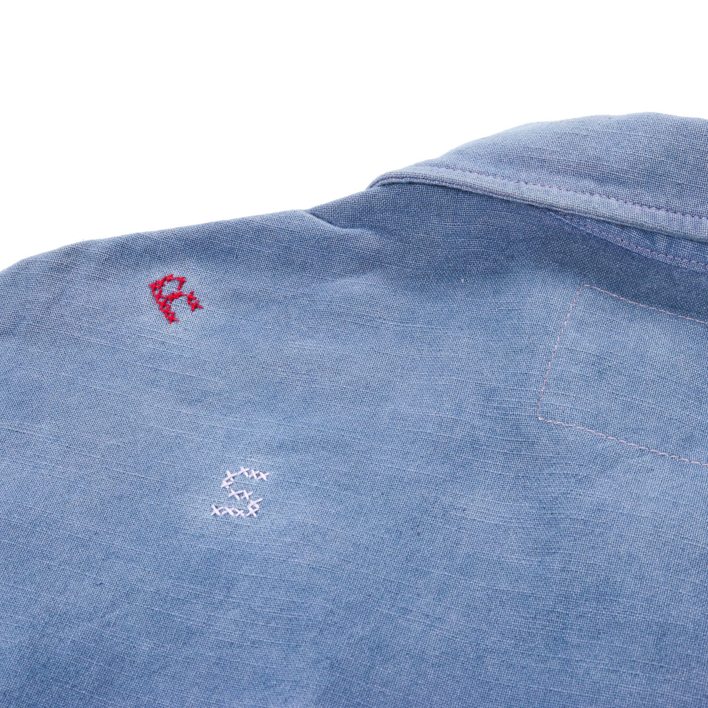 STORY MFG. SOT JACKET PURPLE CROSS STITCH