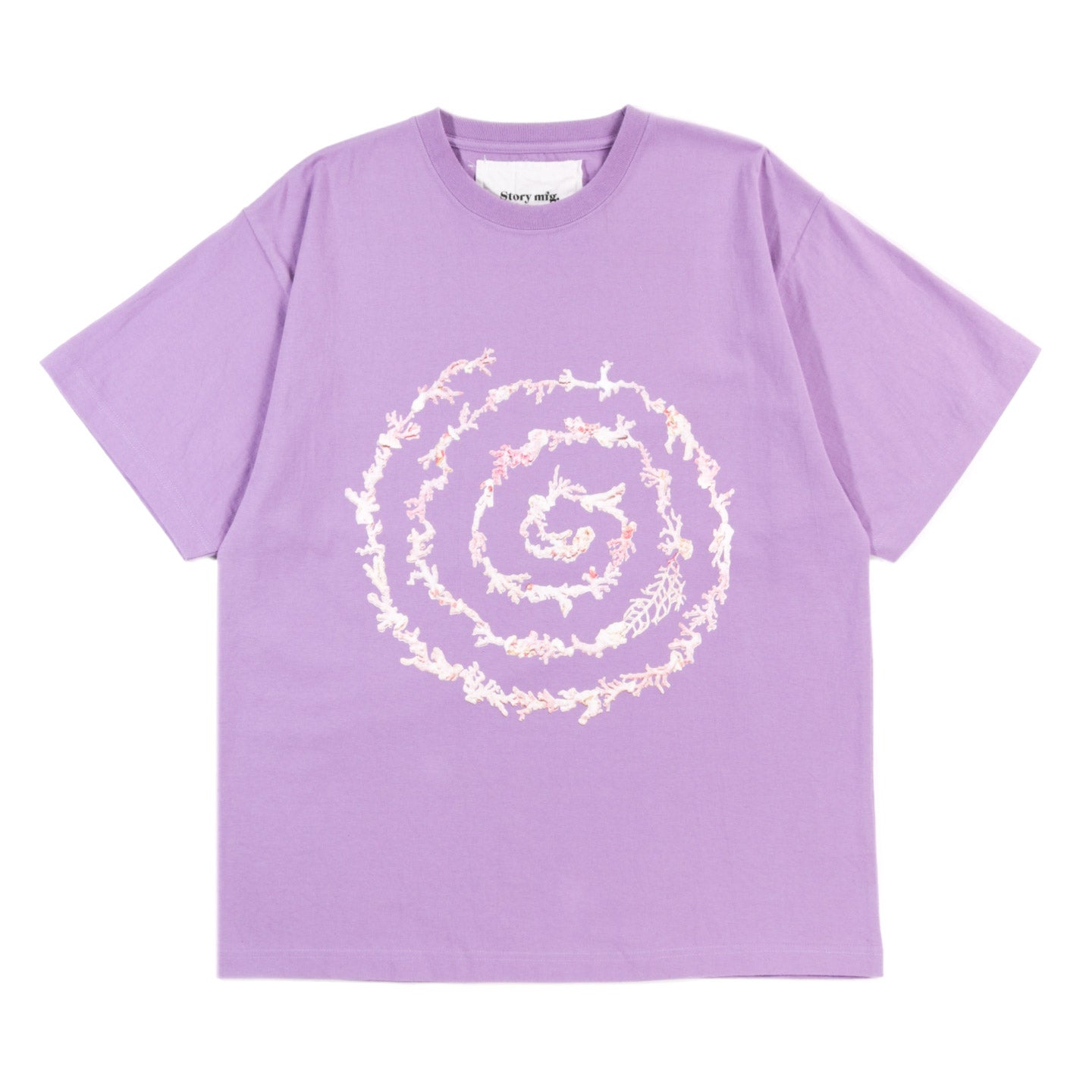 STORY MFG. GRATEFUL TEE SS LILAC SPIRAL CORAL