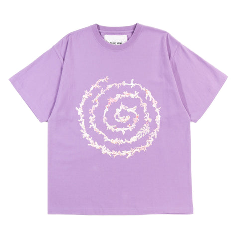 STORY MFG. GRATEFUL TEE SS LILAC SPIRAL CORAL