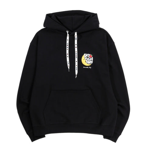 SKY HIGH FARM WORKWEAR LOGO HOODIE BLACK