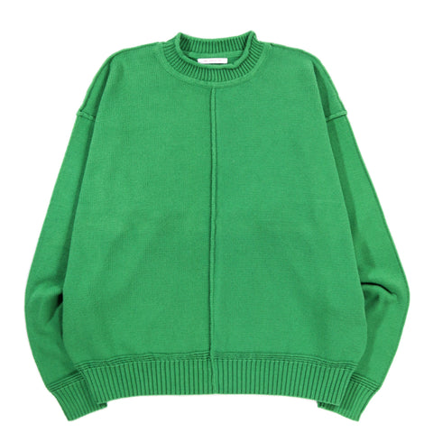 S.K. MANOR HILL WHARF SWEATER KELLY GREEN COTTON