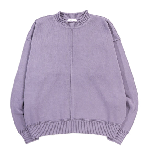 S.K. MANOR HILL WHARF SWEATER LAVENDER COTTON