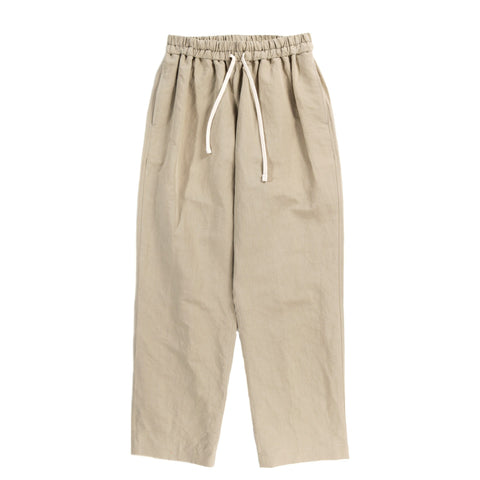 S.K. MANOR HILL BIG BRONCO PANT BEIGE LINEN COTTON