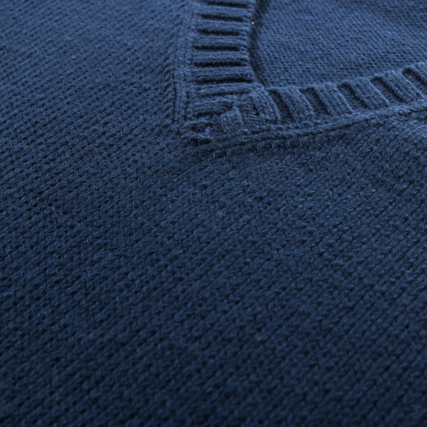 S.K. MANOR HILL SWEATER VEST NAVY COTTON