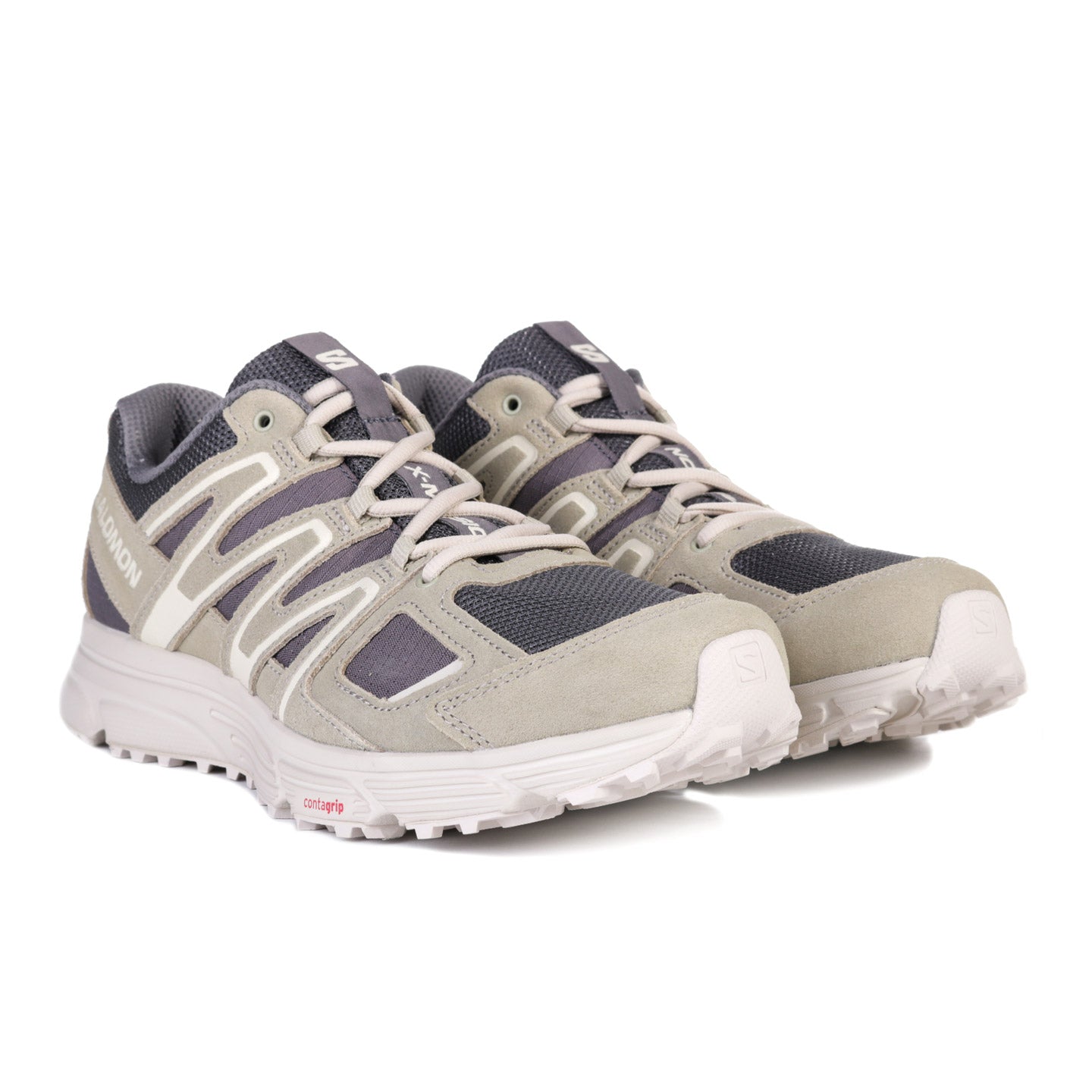SALOMON X-MISSION 4 SUEDE PEWTER / MOSS GRAY