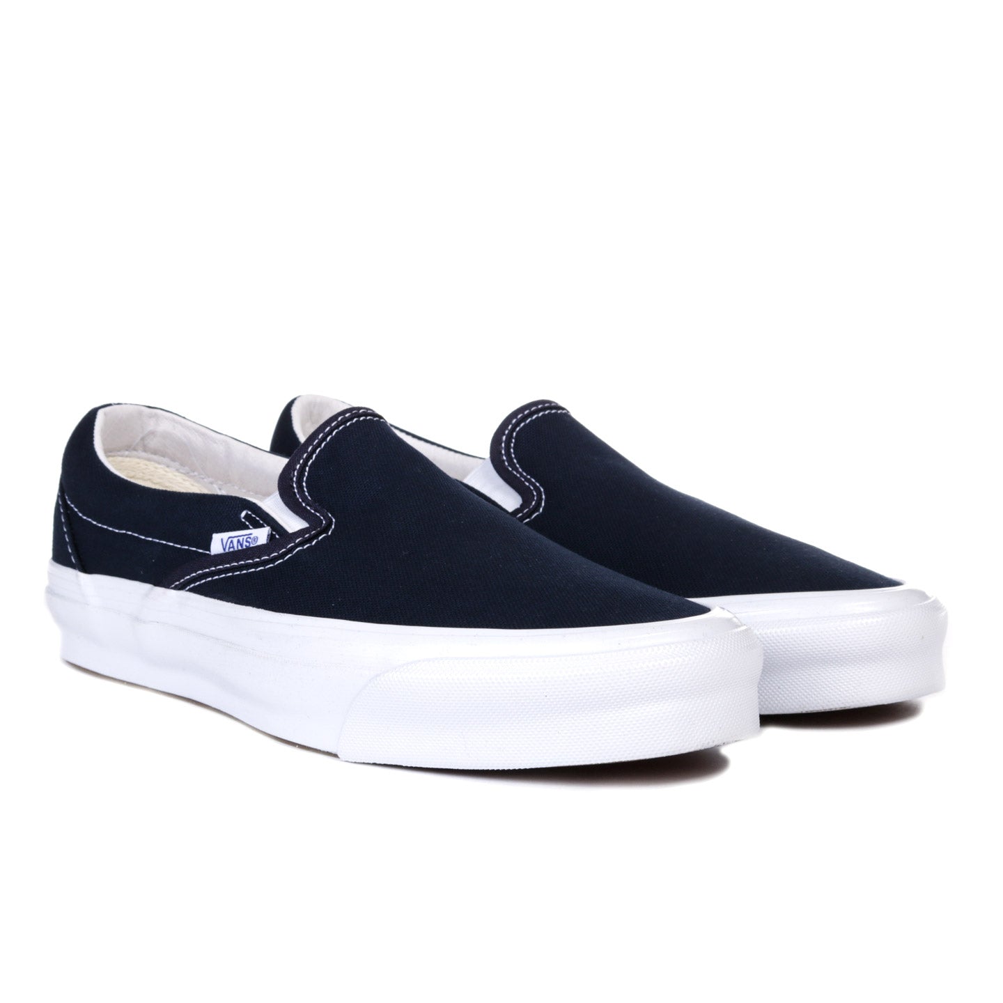 VAULT BY VANS OG CLASSIC SLIP-ON LX CANVAS NAVY