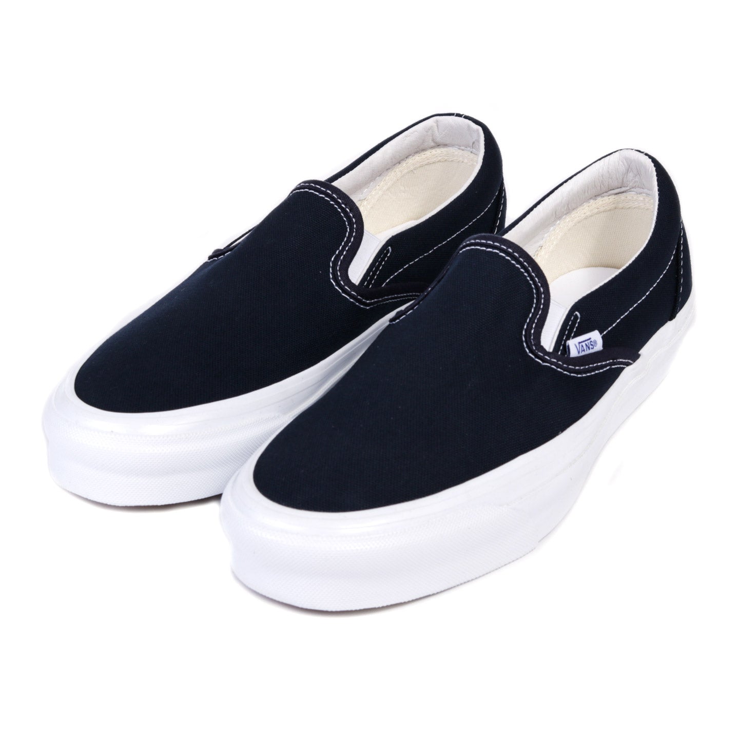 VAULT BY VANS OG CLASSIC SLIP-ON LX CANVAS NAVY