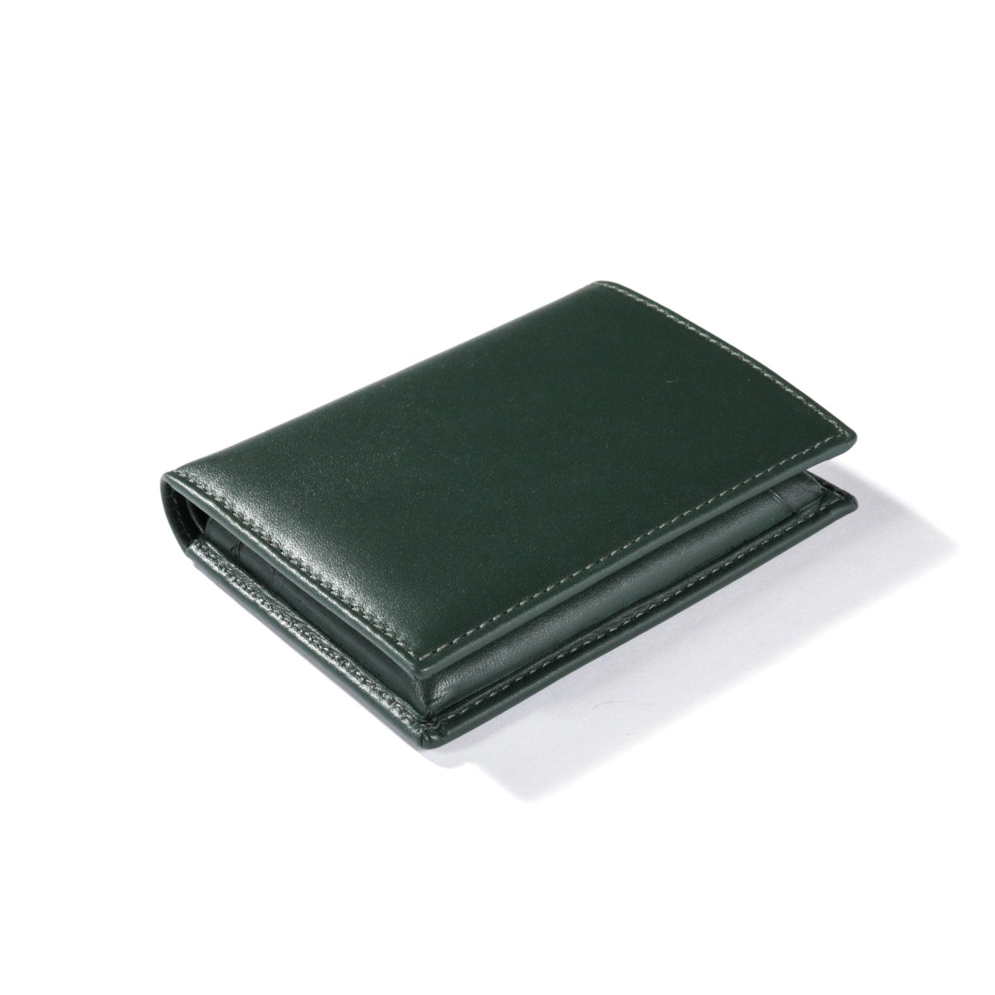 COMME DES GARCONS SA0641 CLASSIC LEATHER WALLET BOTTLE GREEN