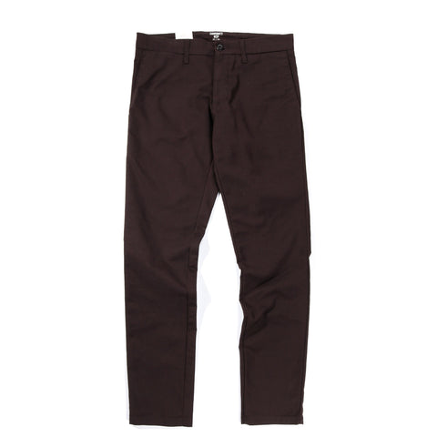 CARHARTT WIP SID PANT 'LAMAR' STRETCH TWILL TOBACCO