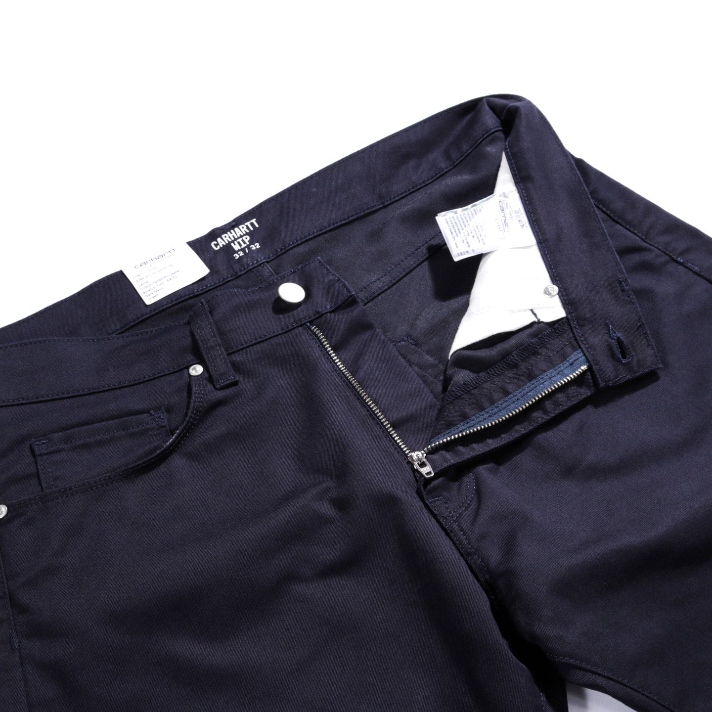 CARHARTT WIP VICIOUS PANT 'LAMAR' STRETCH TWILL DARK NAVY