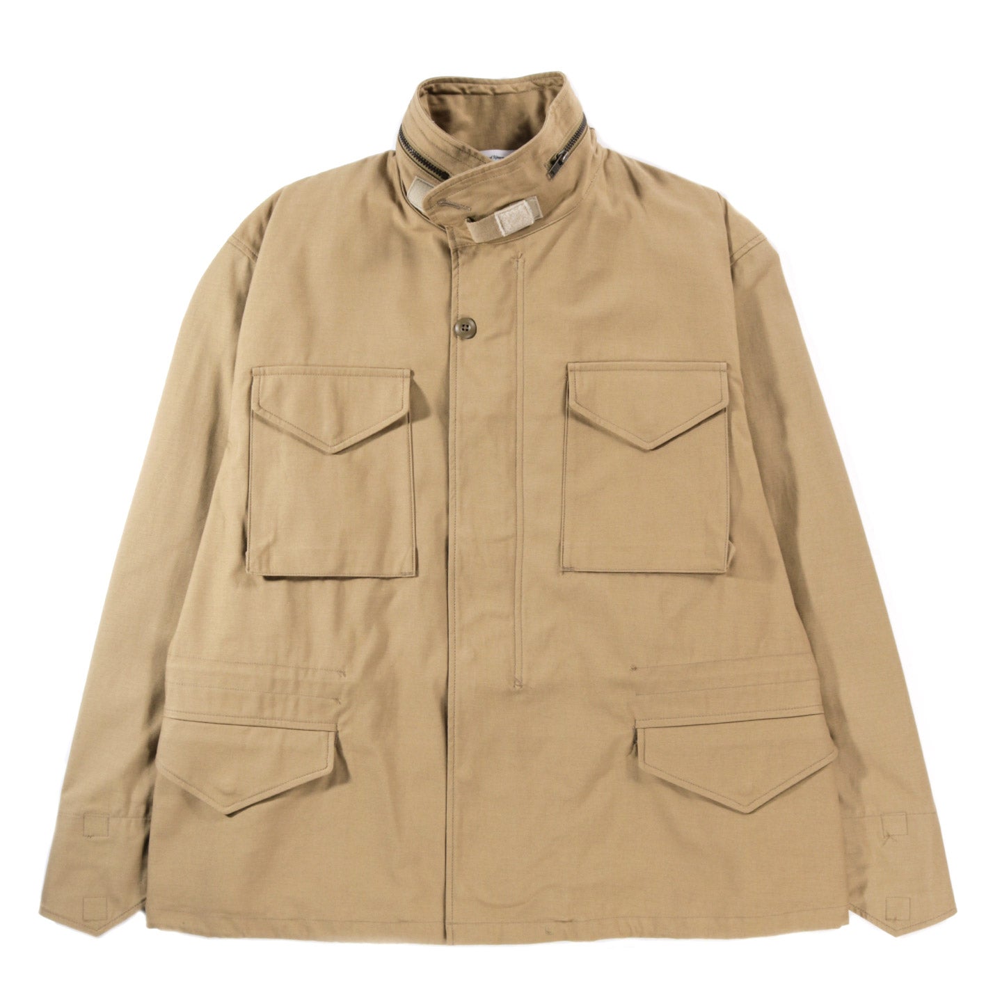 WTAPS MILL 65 JACKET BEIGE NYCO SATIN CORDURA