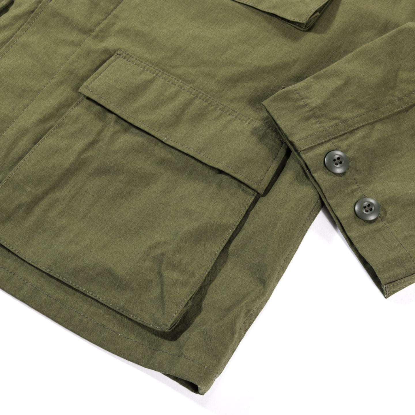 WTAPS MILL LS 01 SHIRT OLIVE DRAB NYCO RIPSTOP
